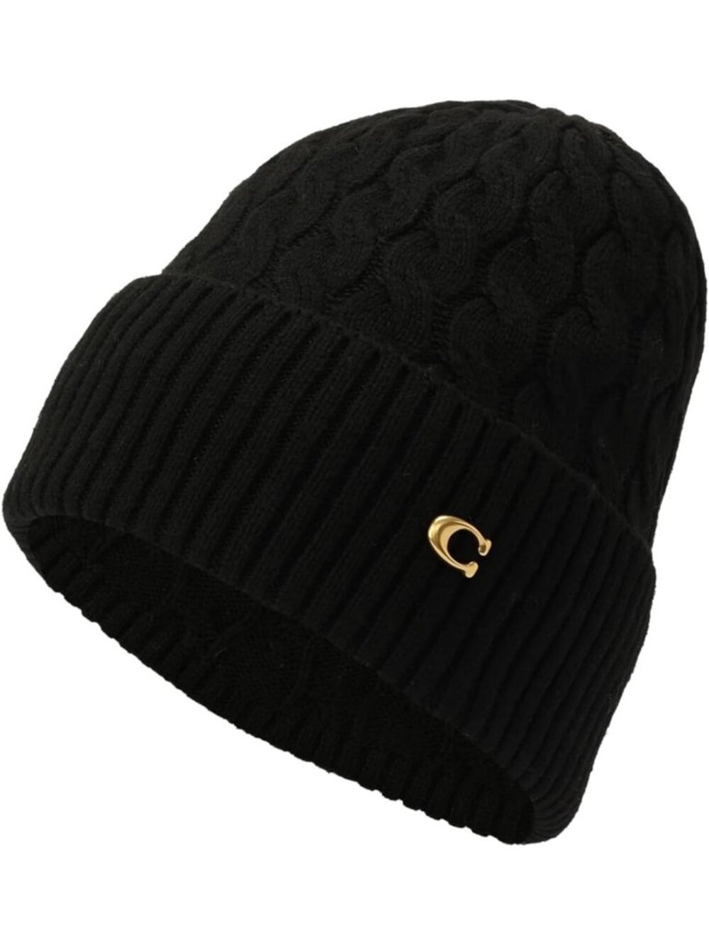 Cozy Women's Cable Knit Beanie Hat | Warm Winter Accessory for Cold Weather